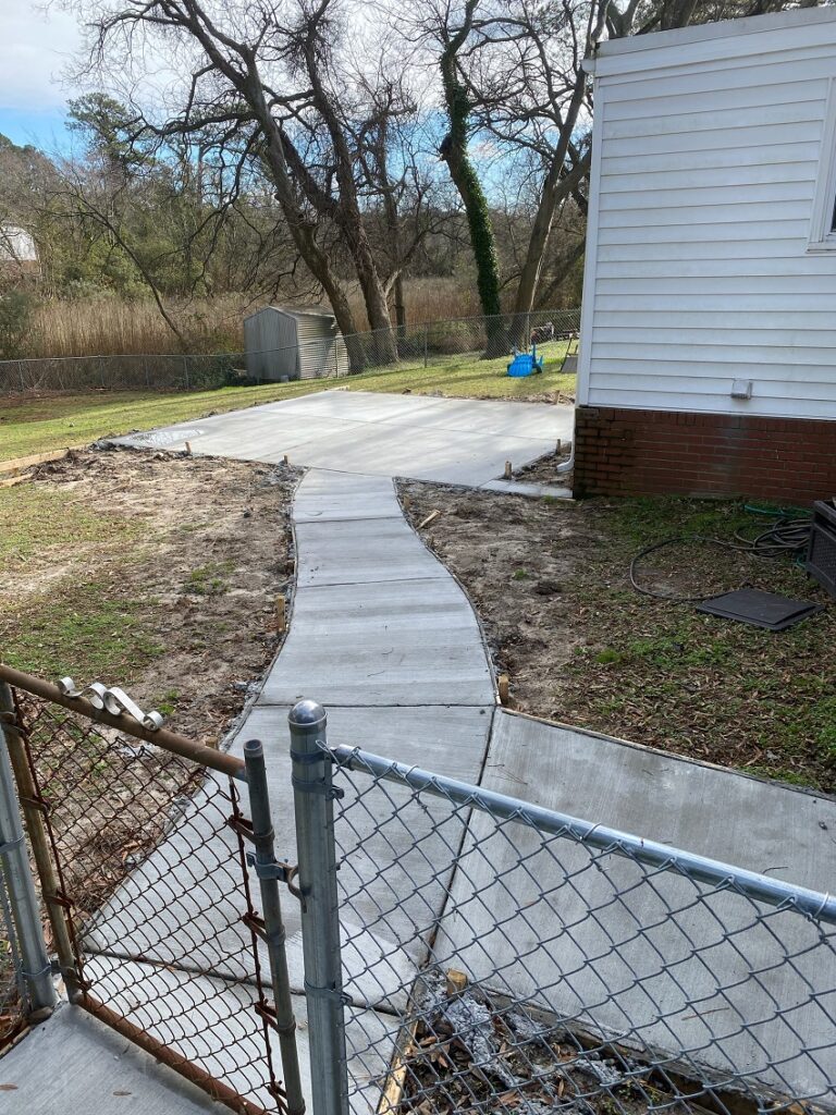 Concrete Walkway